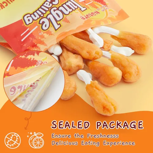Miniatura 9 de Jungle Calling - Golosinas masticables de pollo para perros, huesos de calcio de pollo real sin cuero crudo para limpieza de dientes y aliento