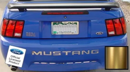 Miniatura 19 de Adhesivos de letras para parachoques trasero para Ford Mustang Negro (Brillo) -CB (se adapta a 1999-2004)