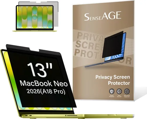 Miniatura 10 de SenseAGE Filtro magnético de pantalla de privacidad para MacBook de 12 pulgadas, protector de pantalla de privacidad antiluz azul y reflejos, filtro