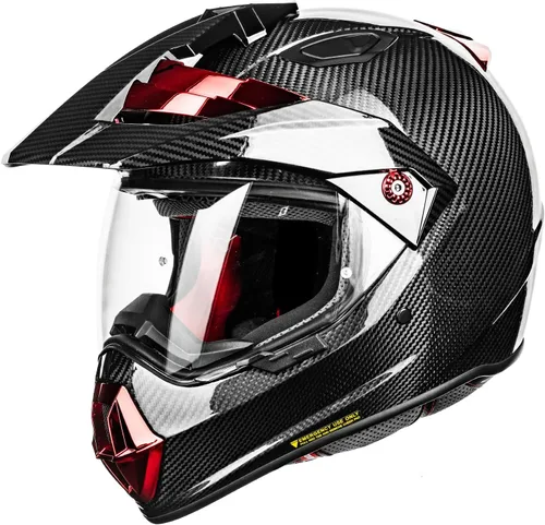 Miniatura 10 de ILM Snell M2020D - Casco completo de fibra de carbono para motocicleta de aventura, auto de carreras para hombres y mujeres, casco todoterreno