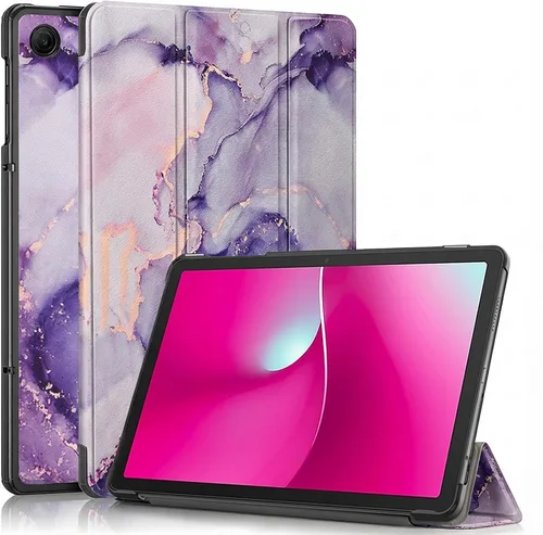 Miniatura 12 de Caweet Funda para T-Mobile Revvl Tab 2 de 10.1 pulgadas lanzada en 2025, carcasa rígida ligera con soporte de triple pliegue con cierre magnético