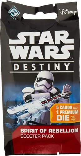 Star Wars Destiny TCG: Spirit Of Rebellion [dados y cartas] - Caja de refuerzo (36 paquetes de refuerzo)