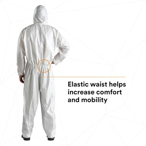 Miniatura 8 de 3M 4510Overoles desechables, L, Blanco, 25