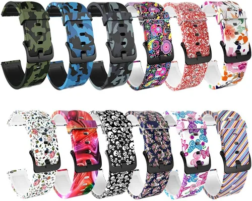 Miniatura 7 de Bandas de patrón compatibles con Amazfit Active 2 Square/1/GTS 4 mini 4 3 2 2e 2 Mini/GTR 1.654 in/Bip 3 pro/Bip U pro/Bip S/Bip Lite reloj
