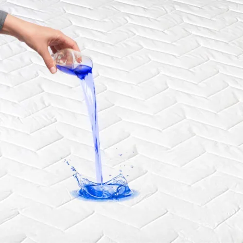 Miniatura 7 de Waterguard protector para colchón, guateado, ajustado, 100% de algodón, Algodón plastificado, Blanco, gemelo
