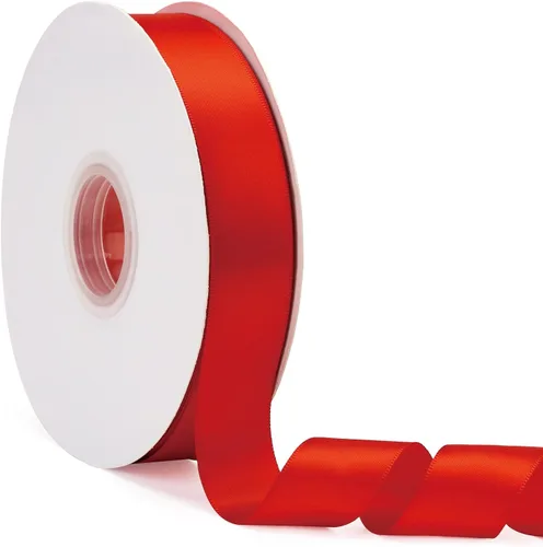 Miniatura 96 de Cinta de satén de doble cara verde manzana de 1-1/2 pulgadas x 50 yardas, cinta de color sólido de alta densidad, ideal para manualidades, envoltura