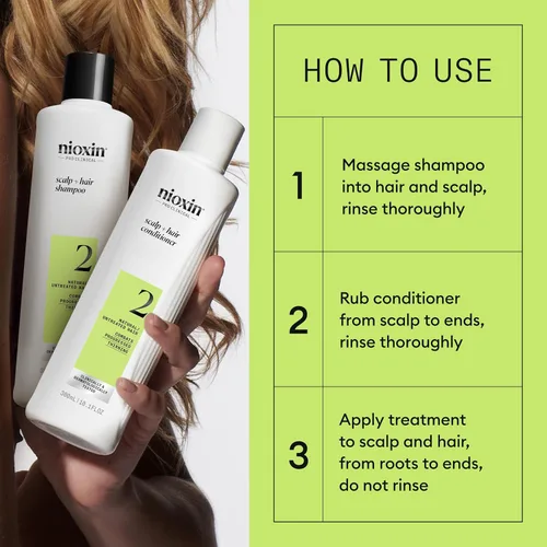 Miniatura 6 de NIOXIN Kits de sistema de engrosamiento del cuero cabelludo + cabello Para cabello natural, teñido y dañado con adelgazamiento ligero a progresado
