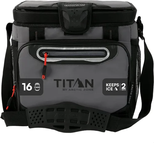 Miniatura 31 de Titan by Arctic Zone Deep Freeze Cooler - Zipperless Hardbody Cooler - Deep Freeze Insulation, HardBody Liner, and SmartShelf Seagrass