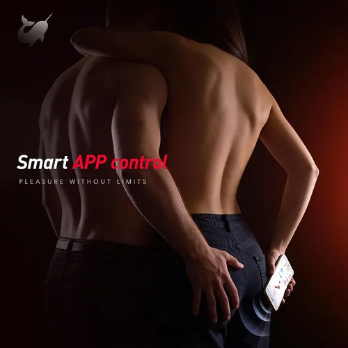 Miniatura 3 de Koxten Consolador de empuje para adultos, vibrador – Control de aplicación de pene de 8 pulgadas, 9 vibraciones + 9 empujes + consolador cálido