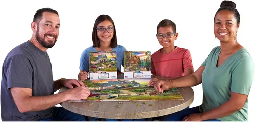Miniatura 6 de RoseArt - My Happy Place - Seaside Hill - Rompecabezas de 1000 piezas para adultos