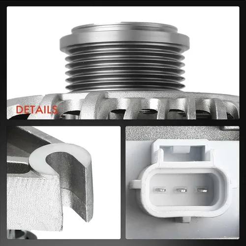 Miniatura 7 de A-Premium Alternador compatible con Ford Expedition 2005-2006 y Lincoln Navigator 2005-2006, V8 5.4L, 135Amp 12V 6-Groove Polea en sentido horario