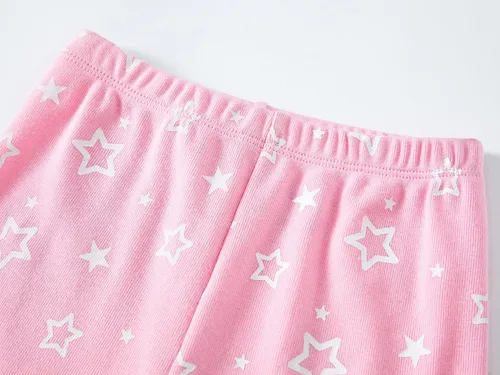 Miniatura 6 de Babyroom Pijamas de algodón a juego para niñas y niños pequeños, 4 piezas, ropa de dormir de Navidad