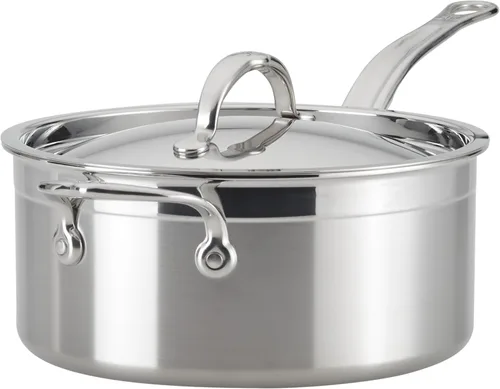 Miniatura 11 de Hestan - Colección ProBond - Sartén profesional de acero inoxidable revestido, compatible con placa de inducción, 1.5 cuartos de galón