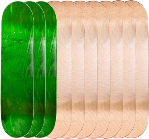 Miniatura 5 de Cal 7 Tablas de skate en blanco, juego de 10