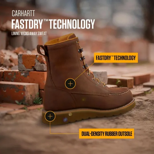 Miniatura 6 de Carhartt Botas de cuña impermeables de 8 pulgadas para hombre