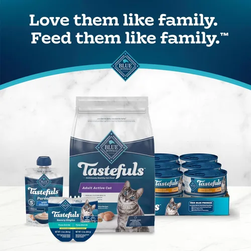 Miniatura 9 de Blue Buffalo Tastefuls - Comida seca natural para gatos adultos activos, receta de pollo y arroz integral, bolsa de 15 libras