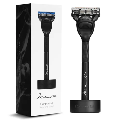 Miniatura 8 de Bolin Webb Generation Razor & Stand - Maquinillas de afeitar de lujo para hombres con 5 cuchillas Gillette Fusion, maquinilla de afeitar de aluminio