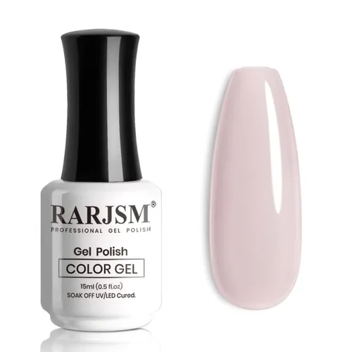 Miniatura 51 de RARJSM Esmalte de Uñas en Gel Nude Transparente Rosa Saludable Claro Esmalte de Uñas en Gel Nude Transparente Rosa Intenso Gelatinoso Barniz de Uñas