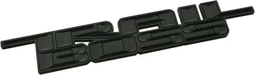 Miniatura 2 de 2 piezas 2019-2021 Emblemas Trail Boss 3D Insignia Adhesivo Lateral Placa de Nombre de Reemplazo para Chevy Silverado 1500 HD 2500 HD (Negro Mate)