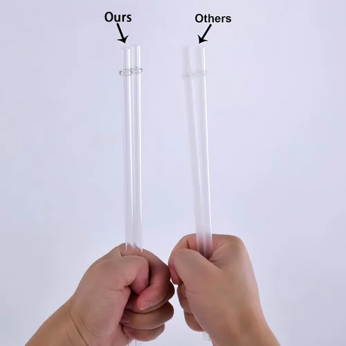 Miniatura 3 de Pajitas reutilizables de plástico largo y duro, popotes de repuesto transparentes para vasos de 16 onzas a 32 onzas, vasos, tarros Mason, Stanley
