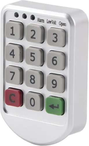 Miniatura 4 de Cerradura de teclado electrónico digital inteligente para gabinetes: aleación de zinc duradera, fácil de instalar, duración de la batería de 10