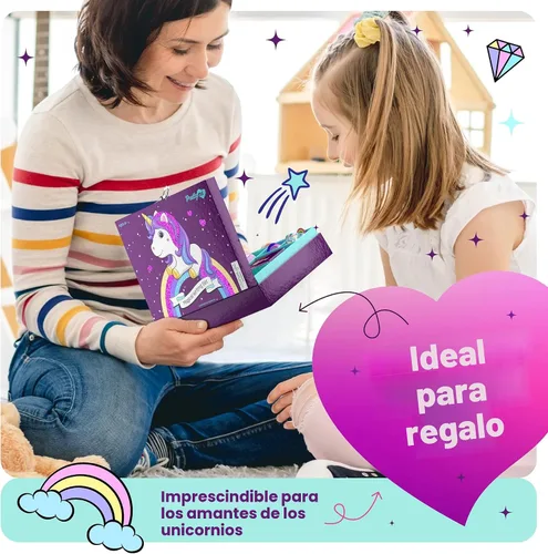 Miniatura 4 de Pretty Me Juego de Papelería de Unicornio para Niños - Regalos de Cumpleaños para Niñas de 6, 7, 8, 9, 10 a 12 Años - Kit de Arte para Escribir