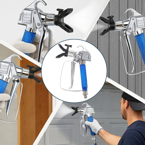 Miniatura 6 de Kit de pistola pulverizadora de pintura sin aire, 14 piezas, 3600 PSI de alta presión con 6 puntas reversibles (211/313/415/515/517/623), filtros