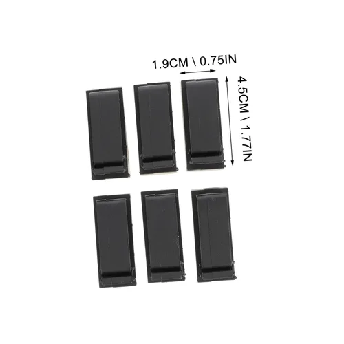 Miniatura 7 de Hemobllo Ganize Your Desk - 10 clips organizadores de cables autoadhesivos para auriculares, cables de cargador de teléfono