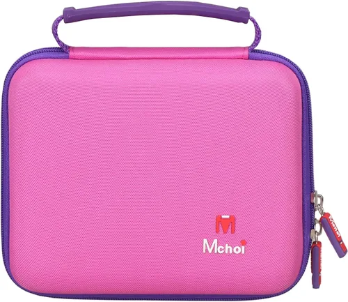 Miniatura 4 de Estuche de transporte de almacenamiento compatible con el juego de letras magnéticas Leapfrog Fridge Phonics, rosa, solo funda