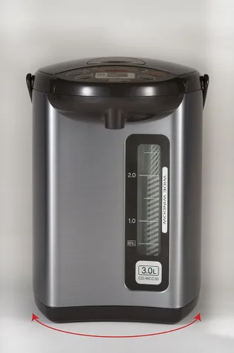 Miniatura 4 de Zojirushi CD-WCC30 Micom - Caldera de agua y calentador, olla arrocera y calentador NS-RPC10HM, 5.5 tazas (sin cocinar), gris metálico