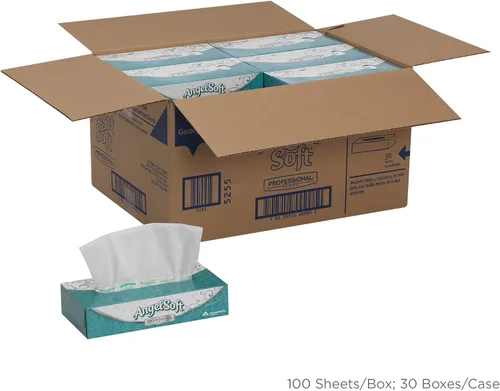 Miniatura 3 de Angel Soft® Professional Series, 2 capas tejidos, blanco, caja de 100