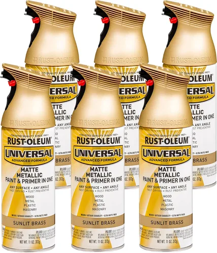 Miniatura 146 de Rust-Oleum 245197 Pintura en aerosol universal para todas las superficies, 12 onzas, negro satinado