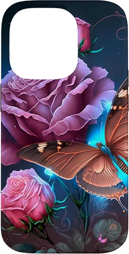 Miniatura 17 de Family Butterfly Rose Flower Firefly PC Case for iPhone 17