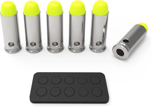 Miniatura 18 de Artemis Tapas de Seguridad Rondas de Entrenamiento Simuladas Reutilizables Múltiples Estilos con Peso Cercano al Real para Práctica de Fuego en Seco