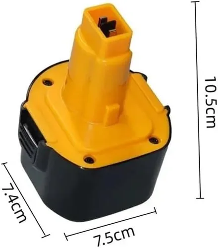 Miniatura 4 de 4800mAh Ni-MH Replacement Battery Compatible for Dewalt 9.6V Batteries DE9061 DE9062 DW9061 DW9062 DE9036 DW911 DW921 with Charger(9.6V-4800mAh-1PCS)