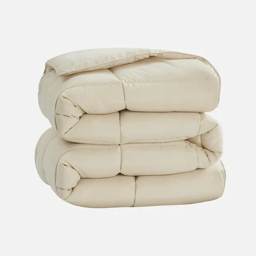 Miniatura 7 de Homelike Moment Edredón tamaño king - Inserto de edredón beige, alternativa al plumón, edredón ligero para cama king, ropa de cama ligera