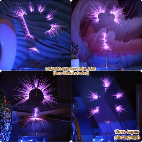Miniatura 5 de Joytech Bluetooth Music Tesla Coil Arco Plasma Bocina de transmisión inalámbrica Modelo de juguete de escritorio experimento SSTC SS02
