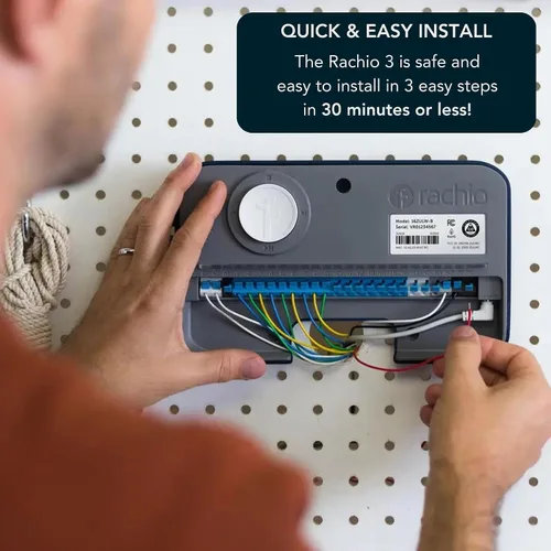 Miniatura 4 de Rachio 3 Paquete inteligente: Controlador de 8 zonas con carcasa para exteriores