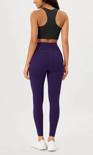 Miniatura 4 de ODODOS - Leggings de yoga con cintura alta y bolsillos para mujer, pantalones de yoga deportivos con control de abdomen, no se transparentan