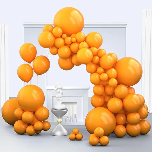Miniatura 23 de Globos color beige, 150 unidades de diferentes tamaños, paquete de globos de 18 pulgadas, 12 pulgadas, 10 pulgadas, 5 pulgadas, color marfil crema