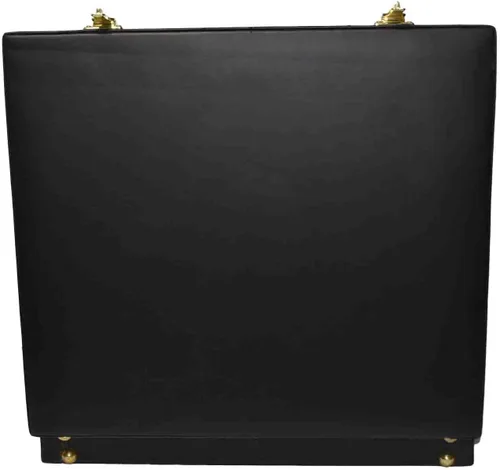 Miniatura 4 de Attache Case - Maletín lateral duro, con bloqueo de combinación doble, color negro, Negro