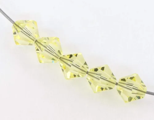 Miniatura 34 de 100 piezas auténticas Preciosa de 3 mm (0,12 pulgadas) cuentas sueltas de cristal bicono facetado pequeño amatista púrpura compatibles con cristales