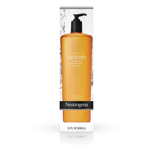 Miniatura 10 de Neutrogena Rainbath Gel limpiador de ducha y baño, gel de lavado corporal hidratante diario y gel de afeitado para hombres y mujeres, espuma cremosa
