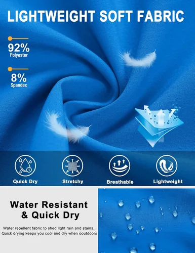 Miniatura 111 de TACVASEN Pantalones cortos deportivos para correr para hombre, 9 pulgadas, de secado rápido, pantalones cortos ligeros de verano, 3 bolsillos