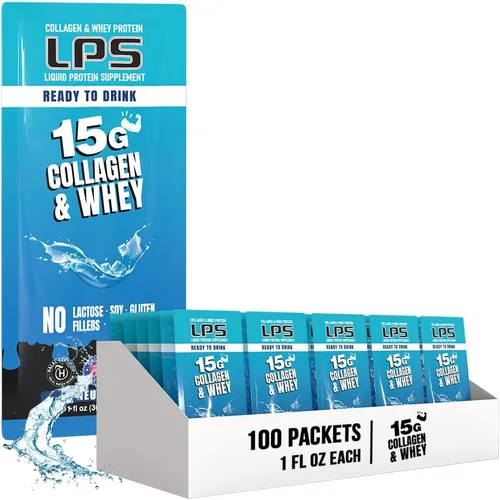 Miniatura 12 de Nutritional Designs LPS Suplemento líquido de colágeno y proteína de suero - Bebida sin OMG, sin azúcar, promueve la piel y el cabello saludables