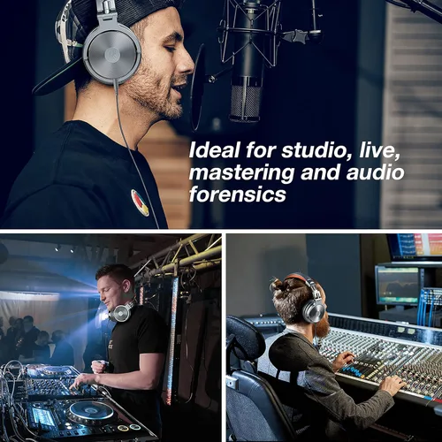 Miniatura 8 de OneOdio Auriculares Hi-Res para cubrir las orejas para monitorización y mezcla de estudio, aislamiento de sonido, almohadillas de cuero de proteína