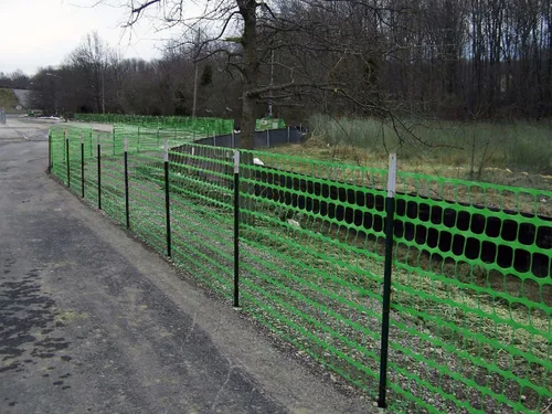 Miniatura 3 de Electriduct - Valla de jardín de plástico, red de 45.7 m de barrera de malla de seguridad, valla de nieve en rollo de malla verde