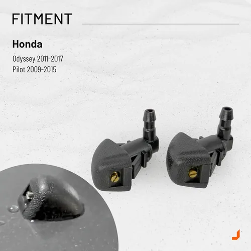 Miniatura 4 de Boquillas ajustables para limpiaparabrisas compatibles con Honda Odyssey de 2011 a 2017. Los chorros de pulverización de agua del limpiaparabrisas