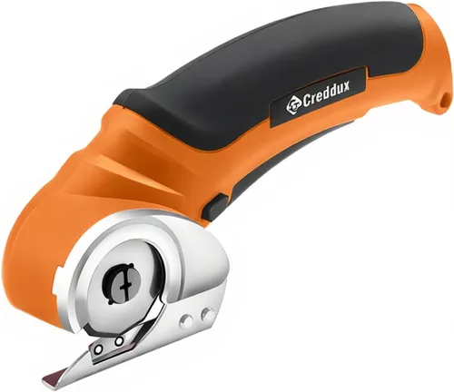 Tijeras eléctricas inalámbricas, herramienta de corte de cartón de 4.2 V para alfombras de cartón, paquetes de cuero, plástico, con batería