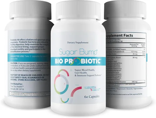 Miniatura 4 de Sugar Bump Bio Probiótico - Probióticos para la salud sanguínea - Apoya el equilibrio saludable de la sangre S ya en el rango normal - Apoyo
